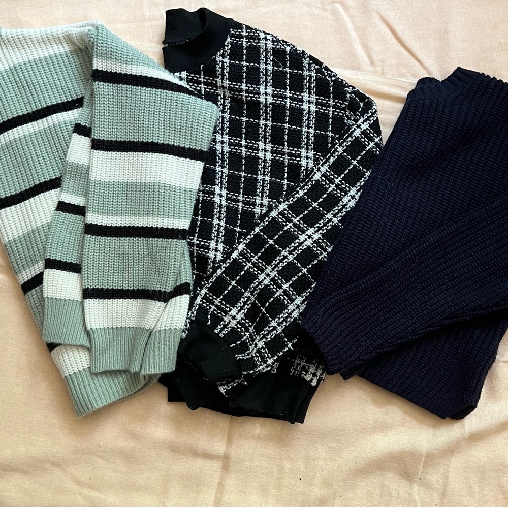 Lot of 3 mid weight sweaters
